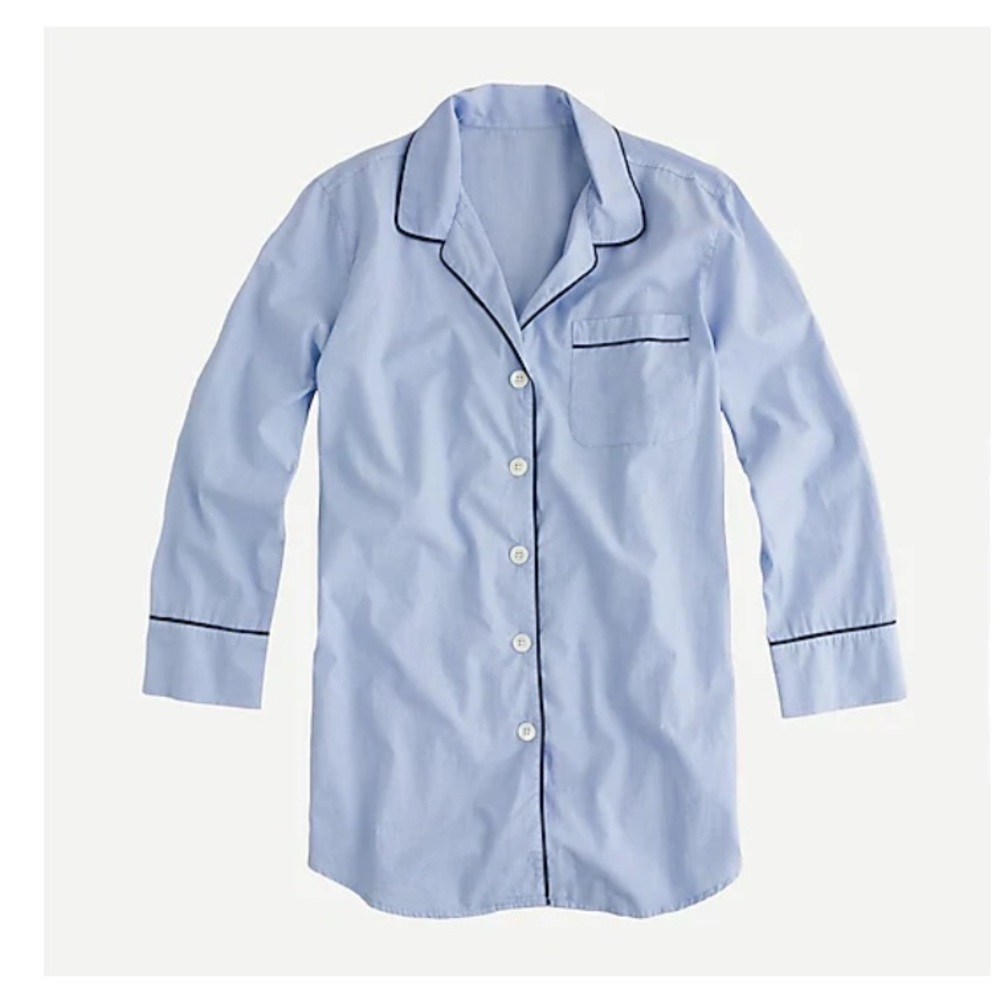 J. Crew Nightshirt in end-on-end cotton